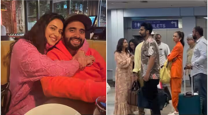 Rakul Preet and Jackky Bhagnani reached Goa for marriage, The bride, and groom were spotted at the airport with family